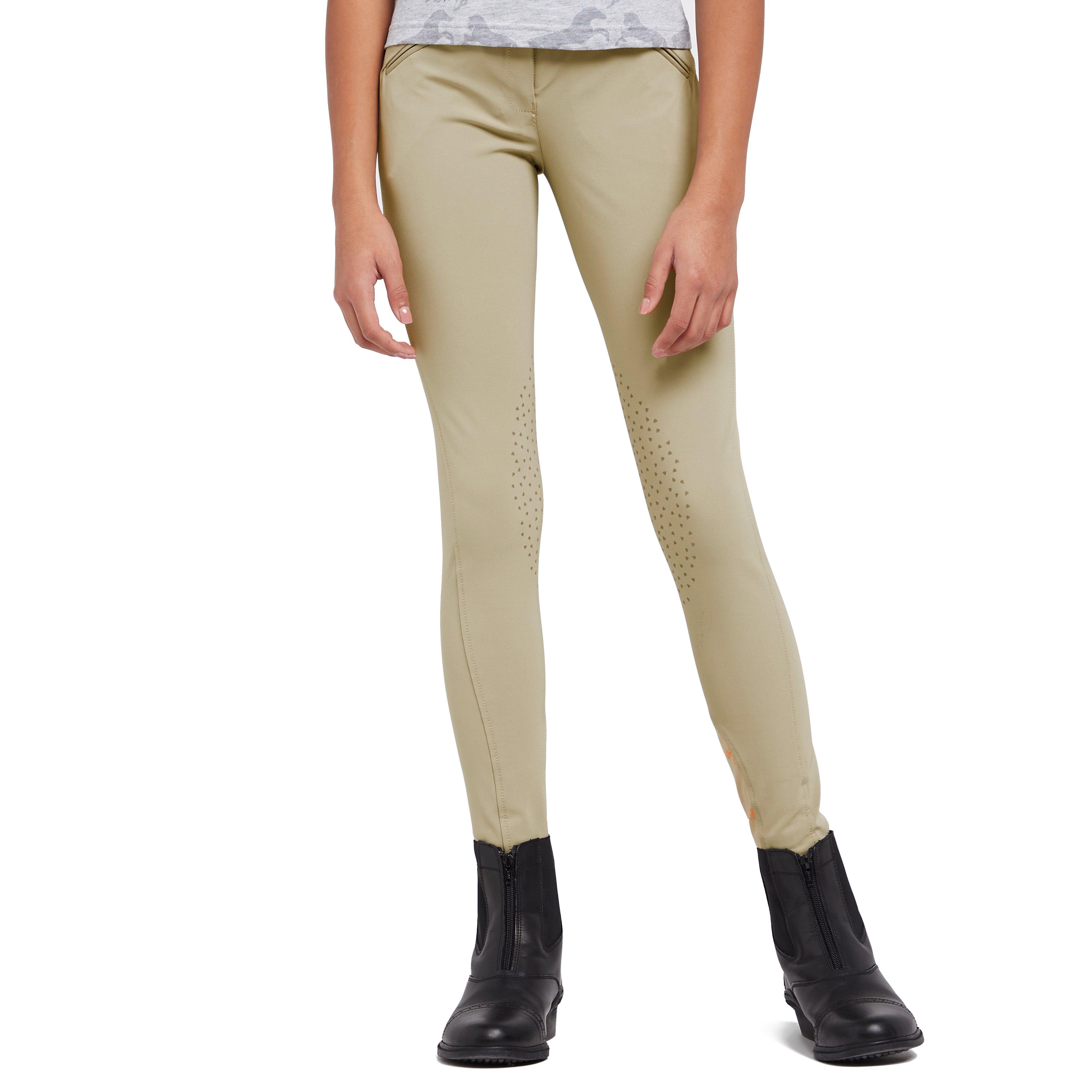 Young Rider Thompson Knee Patch Breeches Beige