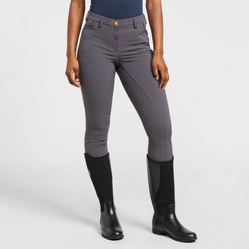 Grey Aubrion Womens Chapman Full Seat Breeches Grey