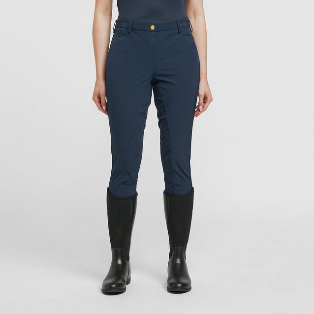Blue Aubrion Womens Chapman Full Seat Breeches Navy image 1