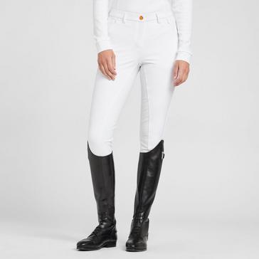 White Aubrion Womens Chapman Full Seat Breeches White