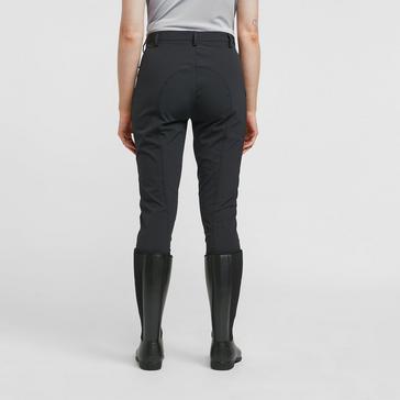 Black Aubrion Womens Thompson Knee Patch Breeches Black