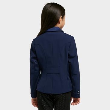 Blue Aubrion Young Rider Oxford Show Jacket Navy