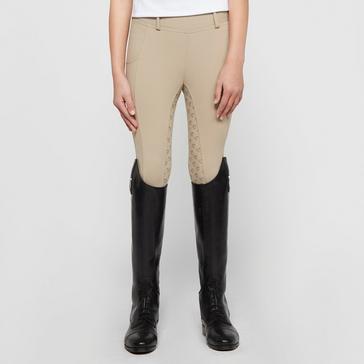 Beige Aubrion Childs Albany Riding Tights Beige