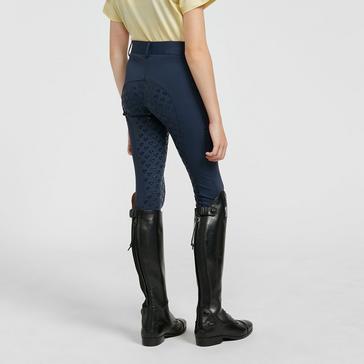 Blue Aubrion Childs Albany Riding Tights Navy