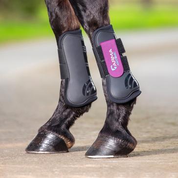 Purple Arma Tendon Boots Plum