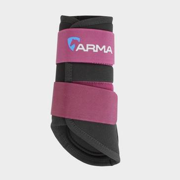 Shires Arma Deluxe Mud Socks, Neoprene Horse Turnout Boots, Black