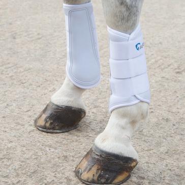 White Arma Neoprene Brushing Boots White