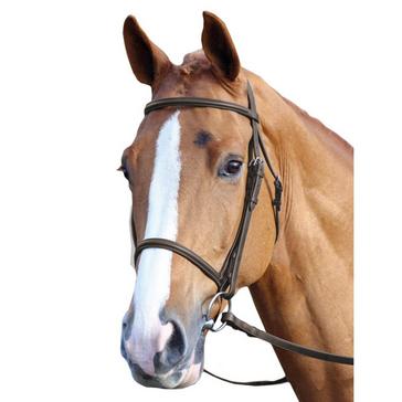 Brown Velociti GARA Raised Cavesson Bridle Havana