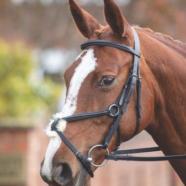 Black Velociti GARA Mexican Bridle Black