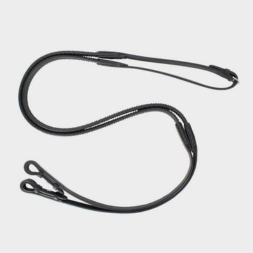 Black Velociti GARA Soft Rubber Grip Reins Black