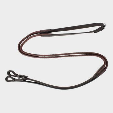 Brown Velociti GARA Soft Rubber Grip Reins Havana