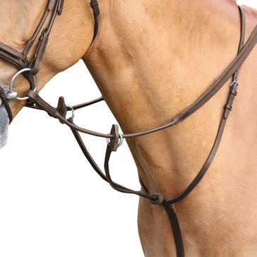 BROWN, COB Rein stops All Sizes Black or Brown Running Martingale Martingale stop 