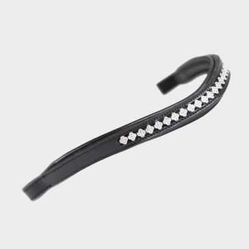 Black Velociti GARA Floral Diamante Browband Black