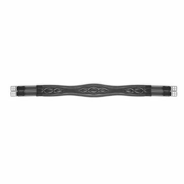 Black Blenheim Soft Padded Girth Elastic Black
