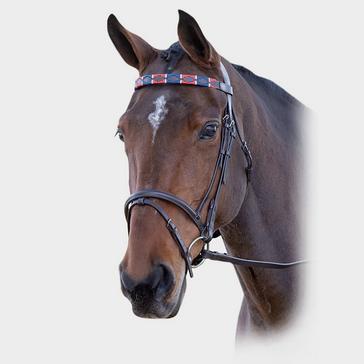 Assorted Velociti GARA Leather Polo Browband Red/Navy