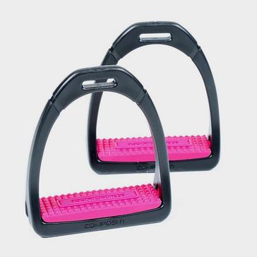 Pink COMPOSITI Premium Profile Stirrups Raspberry