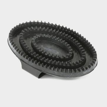 Black Shires Rubber Curry Comb Black