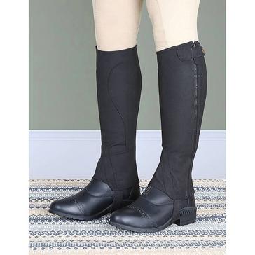 Black Moretta Childs Amara Half Chaps Black