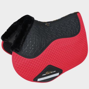 Red Shires Performance Fusion Jump Saddle Pad Deep Red