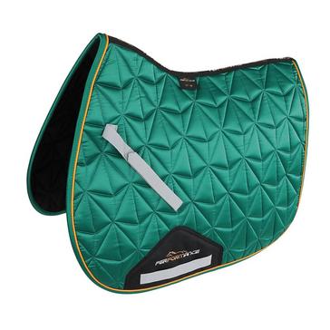 Green Arma Performance Luxe Saddlecloth Green