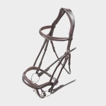 Brown Velociti Ergonomic Flash Bridle Havana