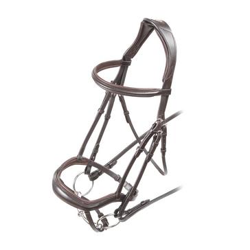 Brown VELOCITI Velociti Ergonomic Flash Bridle Havana
