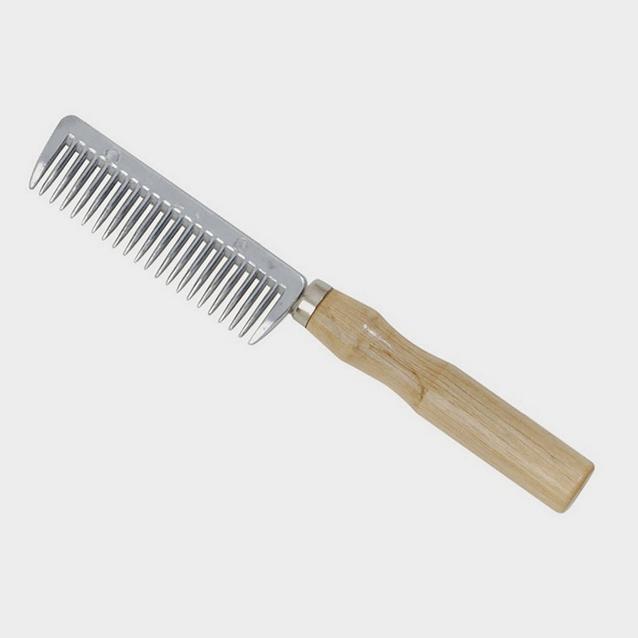  Shires Pulling Comb with a Wooden Handle image 1