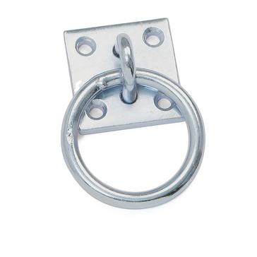 Silver Shires Tie Ring with Plate