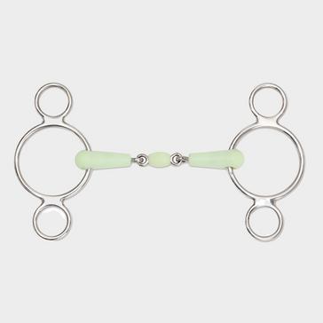 Silver Shires Shires Equikind Peanut 2 Ring Gag
