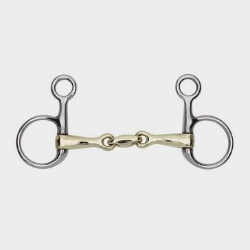 Gold Shires Brass Alloy Hanging Cheek Snaffle