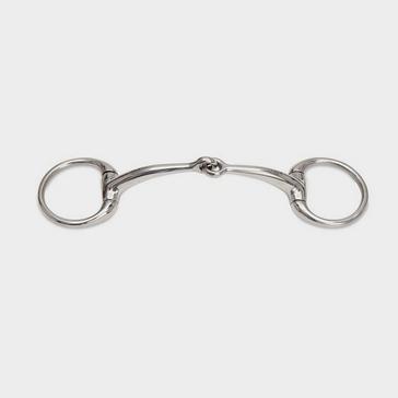 Silver Shires Small Ring Curved Eggbutt Snaffle