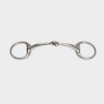 Silver Shires Small Ring Curved Eggbutt Snaffle