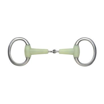 Silver Shires EquiKind Jointed Eggbutt Flat Ring