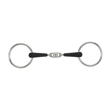 Silver Shires EquiKind+ Loose Ring Peanut Link Bit