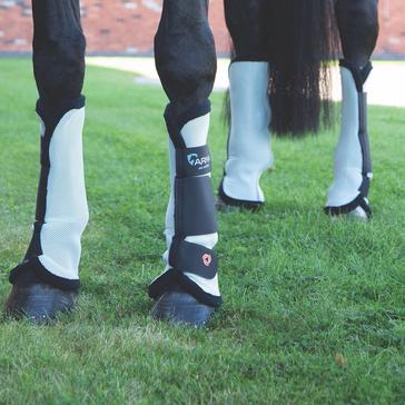 White Shires Airflow Turn Out Socks
