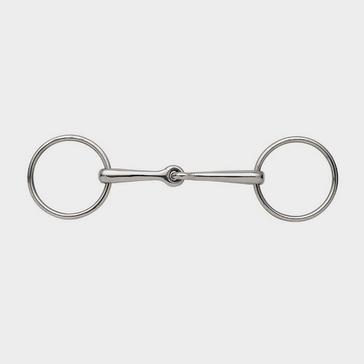 Silver Shires Jointed Mouth Loose Ring Snaffle