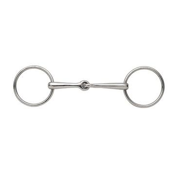 Silver Shires Jointed Mouth Loose Ring Snaffle