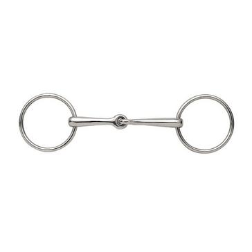  Shires Jointed Mouth Loose Ring Snaffle