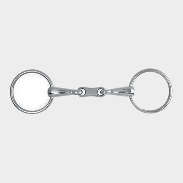 Silver Shires French Link Loose Ring Snaffle