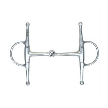 Silver Shires Full Cheek Eggbutt Snaffle