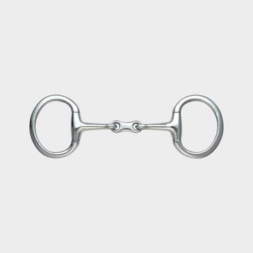 Silver Shires French Link Eggbutt Snaffle