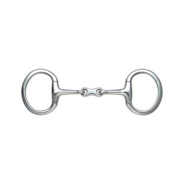 Silver Shires French Link Eggbutt Snaffle