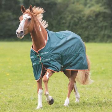 Green Shires Typhoon Lite 0g Lightweight Standard Neck Turnout Rug Green