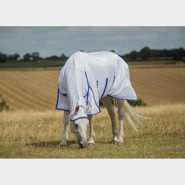 White Shires Highlander Plus Fly Sheet Combo Neck Rug White