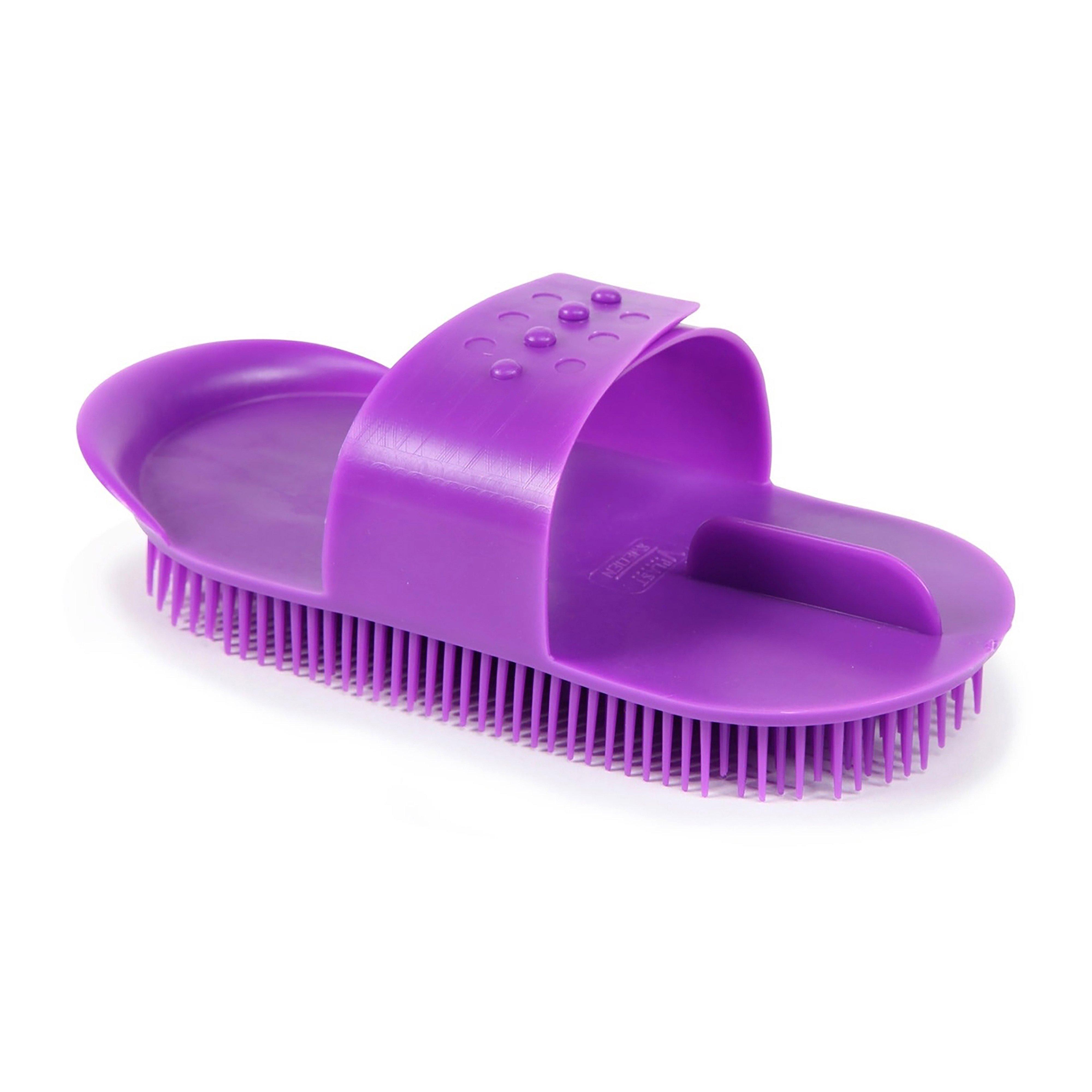Plastic Curry Comb Purple
