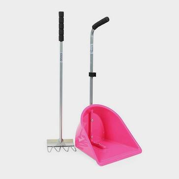 Pink Shires Manure Scoop Tall Handle Pink
