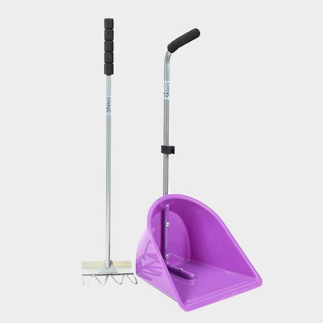 Purple Shires Shires Manure Scoop Tall Handle Purple image 1