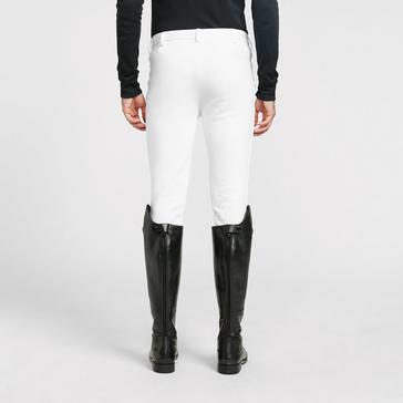 White Shires Mens SaddleHugger Breeches White