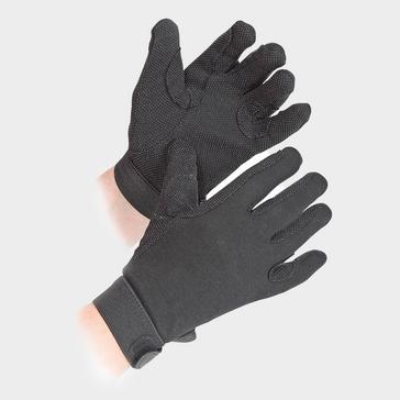 Black Shires Adults Newbury Riding Gloves Black
