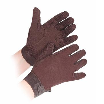 Brown Shires Adults Newbury Riding Gloves Brown